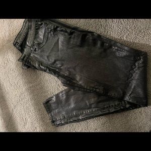 Straight leg fitted pants